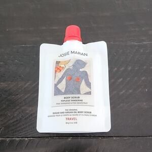 JOSIE MARAN Sugar & Argan Oil Body Scrub Topless Tangerine Travel Size